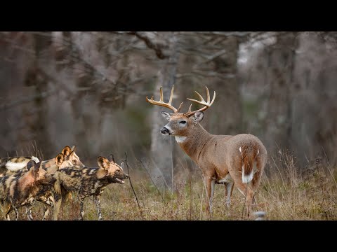 Swift and Deadly Wild Dogs Pursue the Elusive Deer