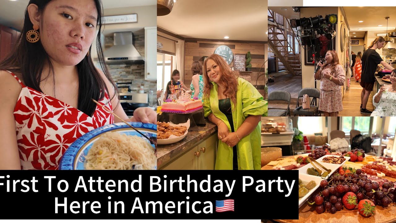 Birthday Party With Filipina Friends Dito sa America!🇺🇸 😍 /Fil-Am Couple