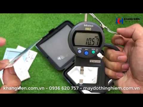 Video Hướng Dẫn Sử Dụng Thước Đo Độ Dày Rãnh Điện Tử 547-315... - youtube