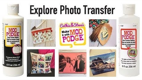 15 Ways to use Photo Transfer by Mod Podge