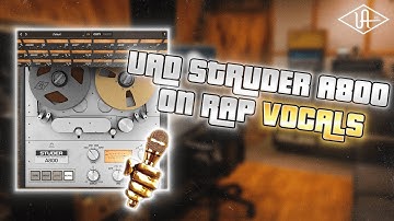 This Plugin Is GOLDEN 🌟 For Your RAP VOCALS | How To Use UAD Spark Studer A800 For Hip Hop Music