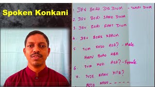 Learn KONKANI with Christo | For Beginners | Basic Spoken Konkani Class 1