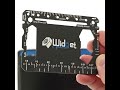 43-in-1 Survival Pocket Tool Review | Credit Card Multi Tool for Everyday Carry🎄 #usa