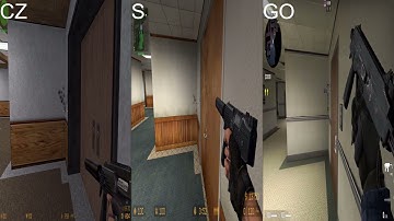 Counter-Strike TMP/MP9 Comparison (CZ/Source/GO)