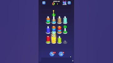 nut sort game/ level 643 #shorts#ammycandycrush#gameplay#nutsort