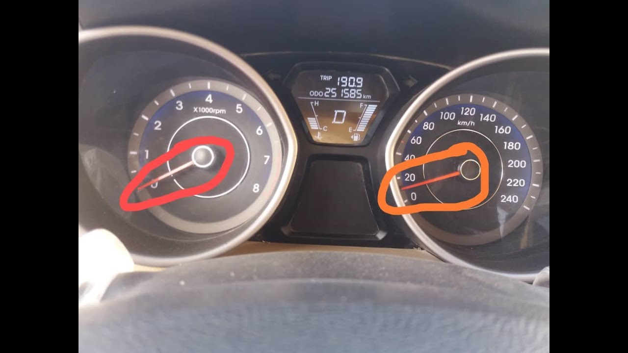 النترا عداد RPM ما يشتغل ولخبطة في غيارات القير وتعطيل في التشغيل ...