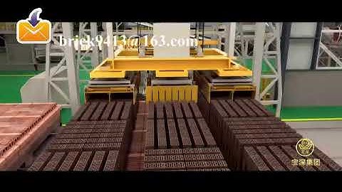fully auto robot red clay brick machine for robot brick factory