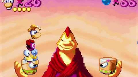Rayman Advance Walkthrough: Part 08: Gong Heights