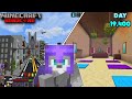 We Built a Yoga Studio in our MASSIVE City Hardcore Minecraft Day 19,400