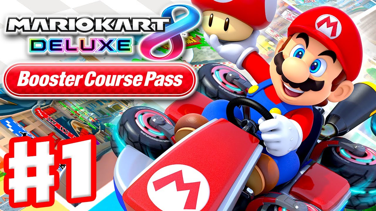 Mario Kart 8 Deluxe: Booster Course Pass - Gameplay Walkthrough Part 1 -  Golden Dash Cup! 