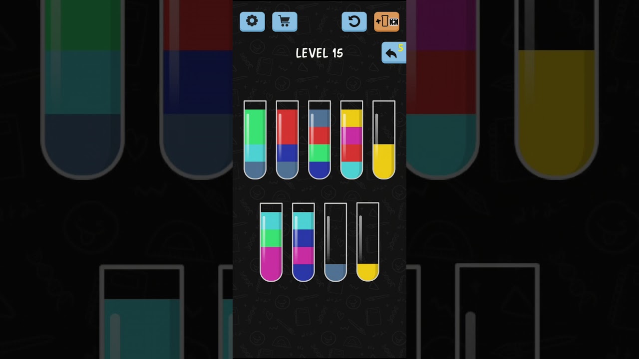 Water Color Sort - level 15