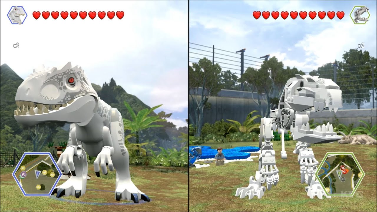 LEGO Jurassic World - Indominus Rex vs Skeleton Indominus 