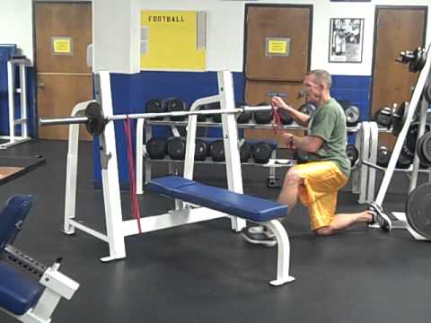 Bench Press With Bands Set Up