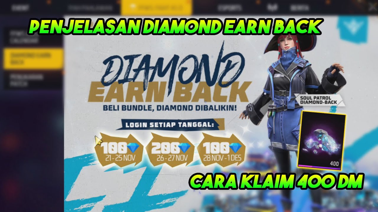 400 DM GRATIS !! CARA KLAIM DIAMOND DI EVENT DIAMOND