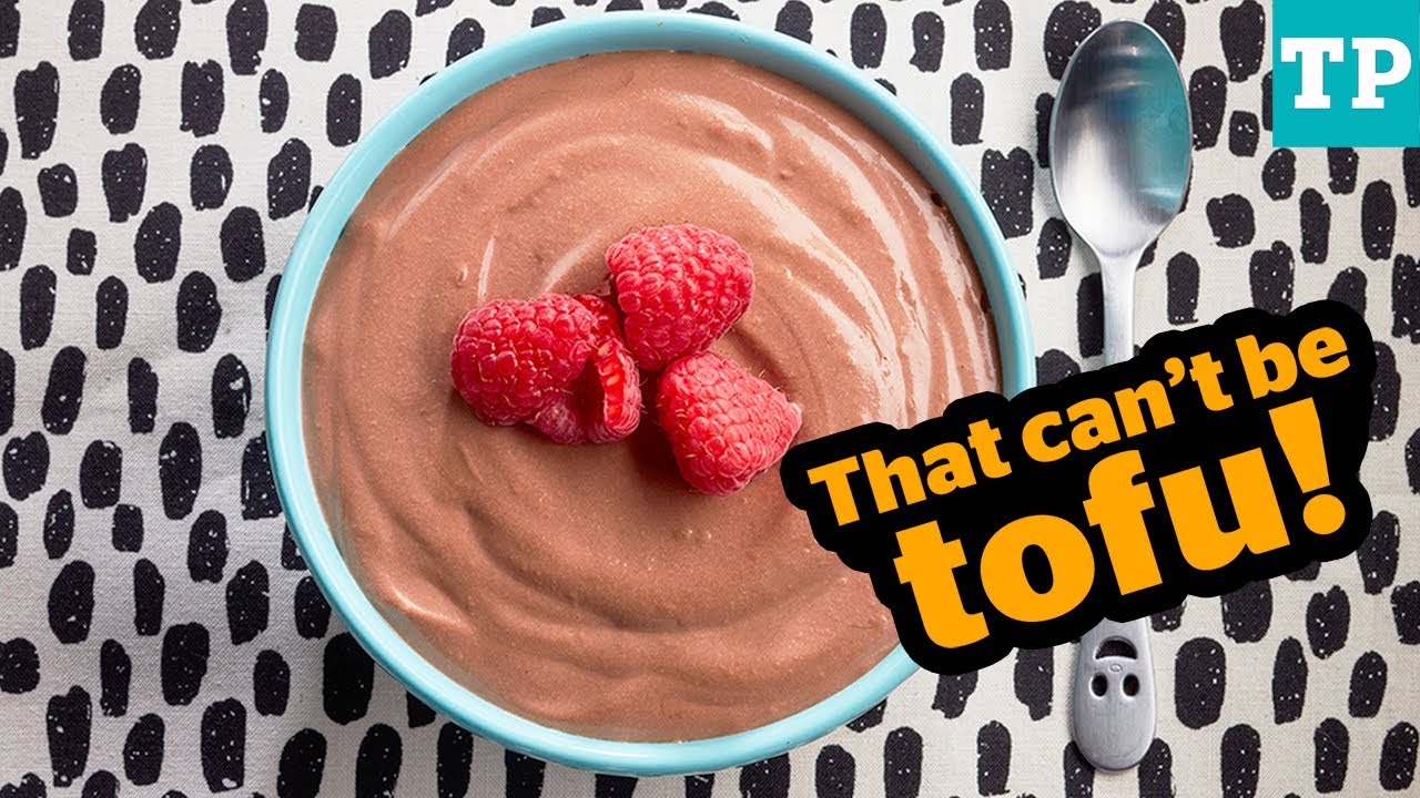 How to make veganfriendly tofu chocolate mousse YouTube