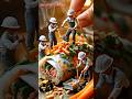 Building the Perfect Bite – Tiny Chefs at Work! 🛠️🥢🥕 #viralvideo #trending #youtubeshorts