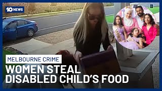Melbourne Police Hunt For Two Thieves Who Stole A Disabled Child’s Food | 10 News