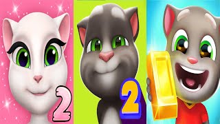 Igameboxmy Talking Angela 2 My Talking Tom 2 Tom D Runkid Gameplay