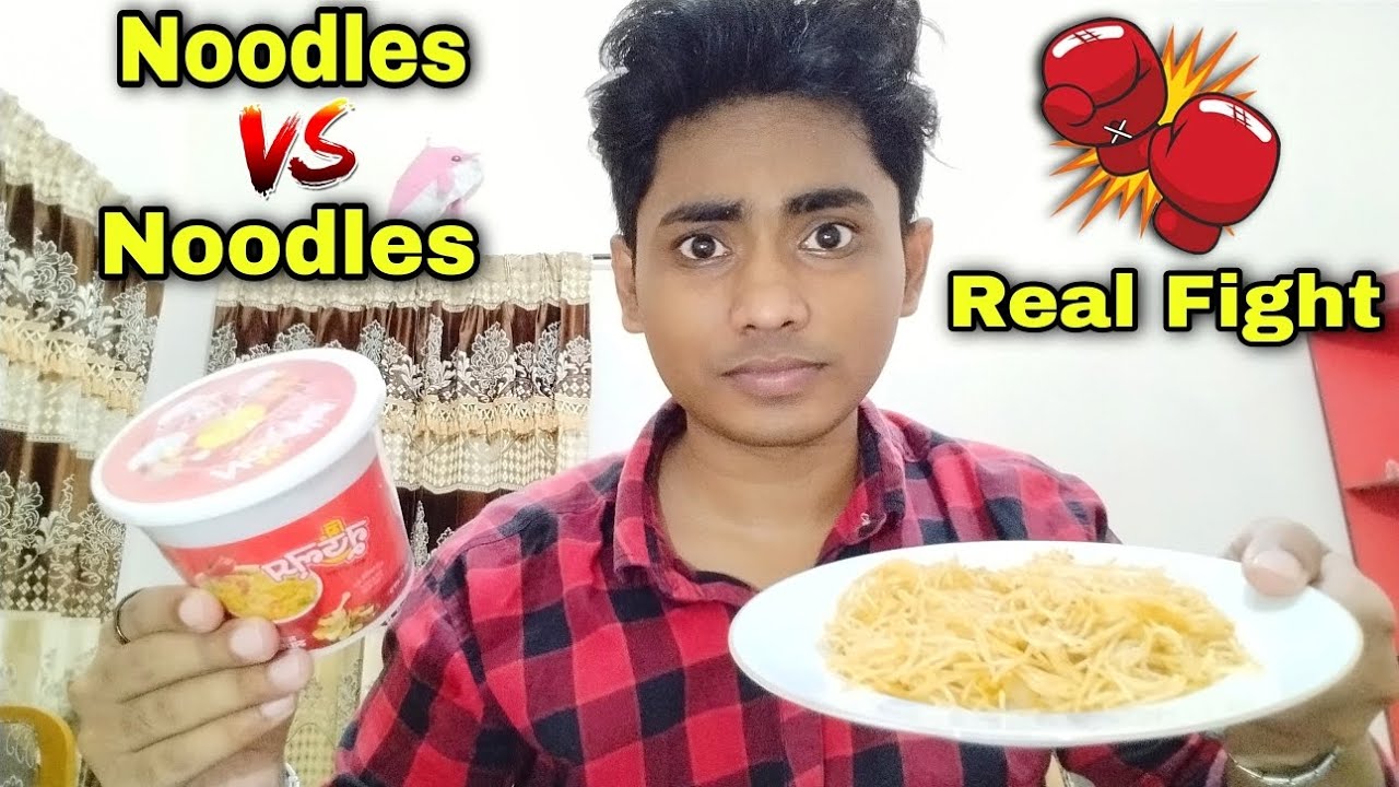 CUP NOODLES vs COCOLA NOODLES ( Real Fight ) YouTube