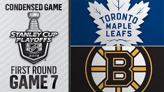 Торонто - Бостон, Игра 7 | Toronto Maple Leafs vs Boston Bruins , Game 7 (русс.ком.)
