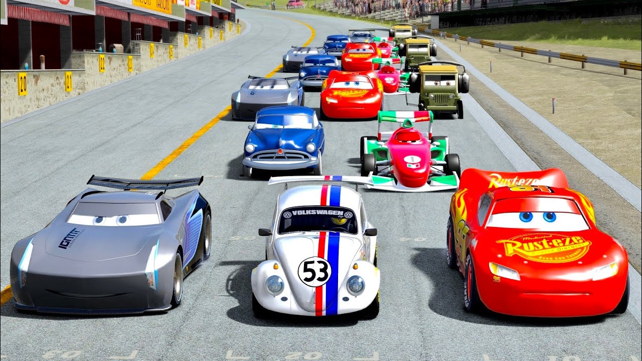 Herbie Vs Cars Movie Characters At Highlands GP YouTube herbie-vs-cars-movie-characters-at-highlands-gp-youtube