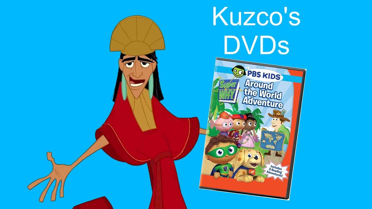 DVD Opening On Super Why Around The World Adventure (Kuzco's DVDs