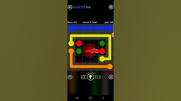 How to solve flow free bridge (6x6 mania level 90)