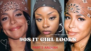 AALIYAH 90S INSPIRED LOOK | IT GIRL LOOKS PART 2 MAKEUP TUTORIAL SOFT GLAM BROWN SKIN BEGINNER | screenshot 5