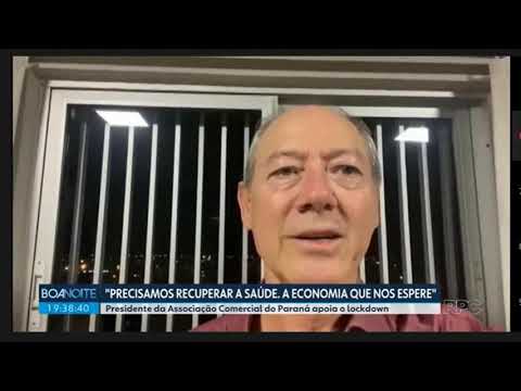 Presidente da ACP se posiciona a favor do lockdown em Curitiba