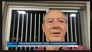 Presidente da ACP se posiciona a favor do lockdown em Curitiba