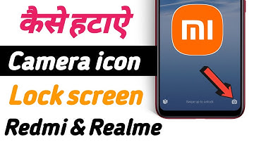 Redmi me lock screen se camera kaise hataye | How To Disable Camera On Lock Screen | Realme mobile 🔥