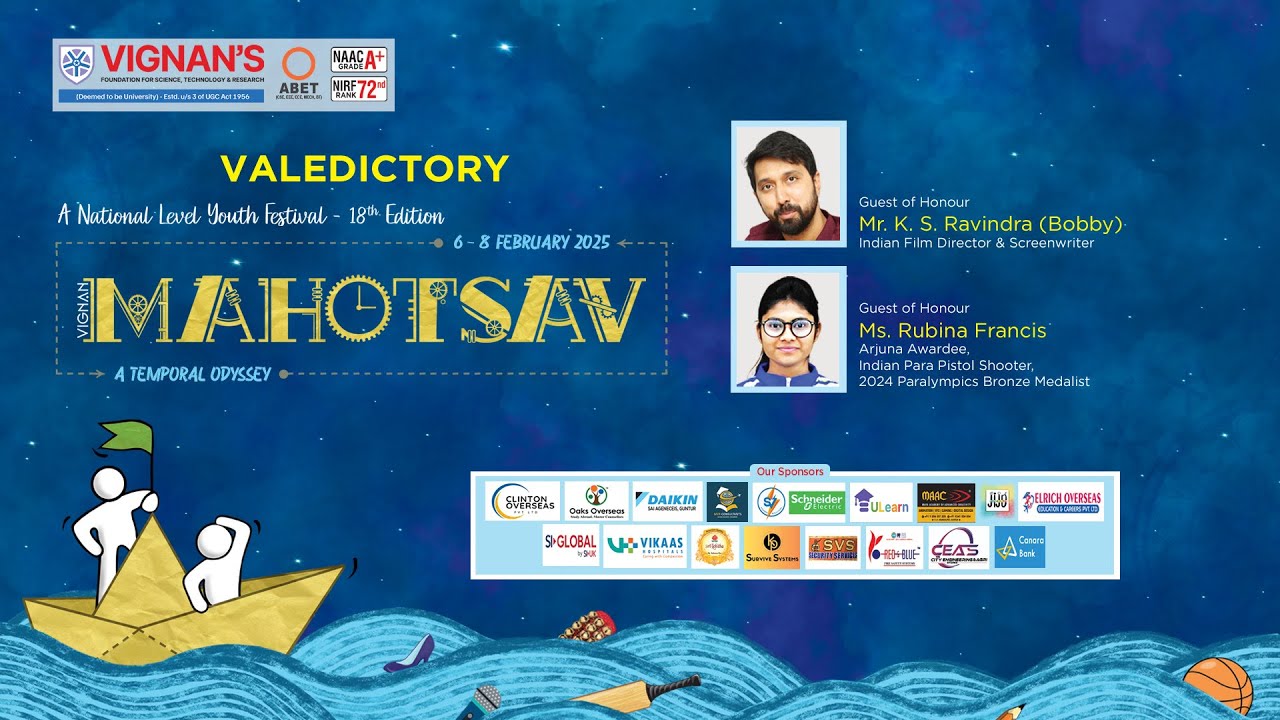 LIVE🔴: A National Level Youth Of Festival -18th Edition Vignan's Mahotsav | Day 3 |8th February 2025