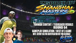 Ignacio Buse vs Zizou Bergs 🎾 | Shanghai Masters 2026 | Tie Breaker Gameplay Simulation
