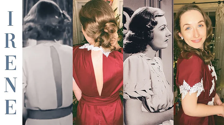 Making a Dress Inspired by Old Hollywood Glam #IreneDunne