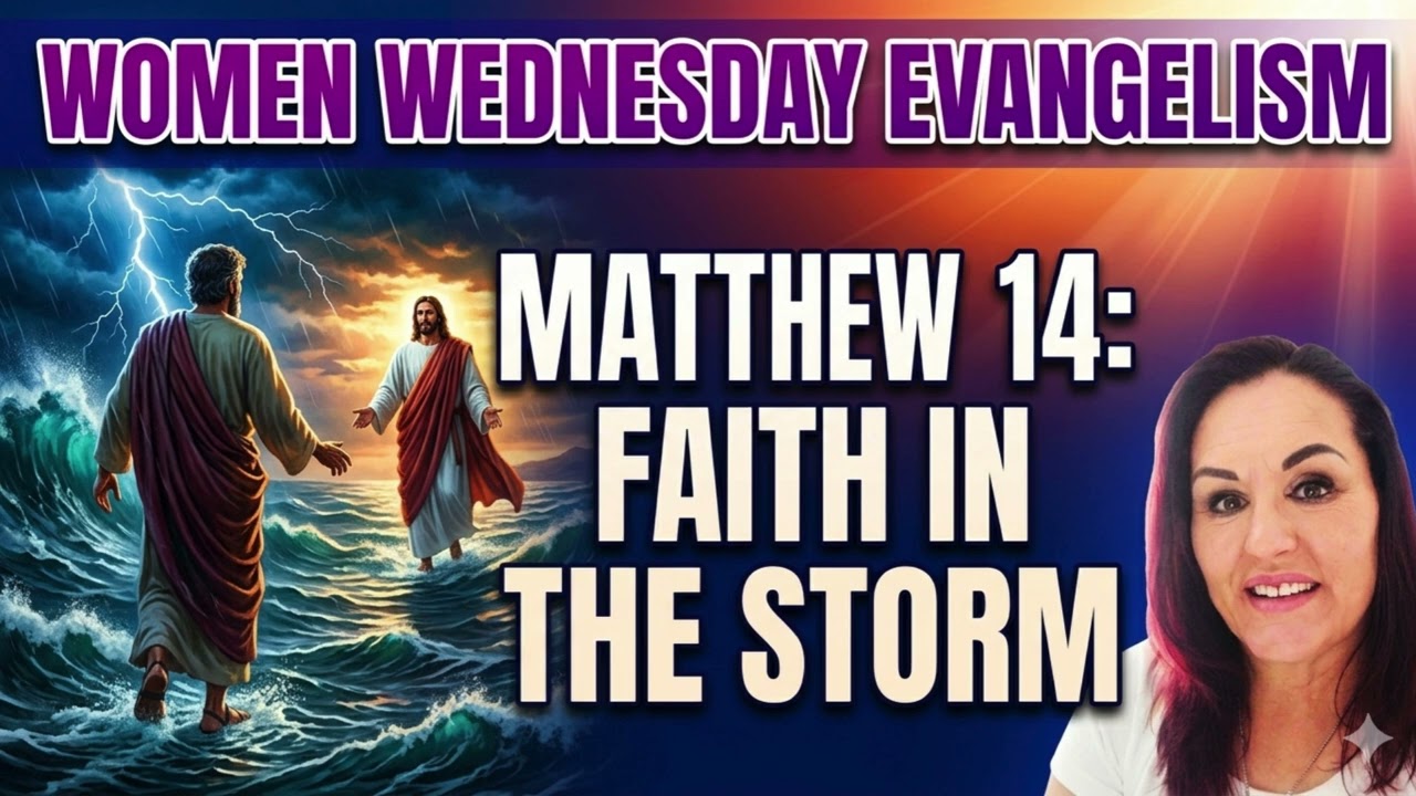 Matthew 14 - Faith in the Storm #christianwomen #faithoverfear