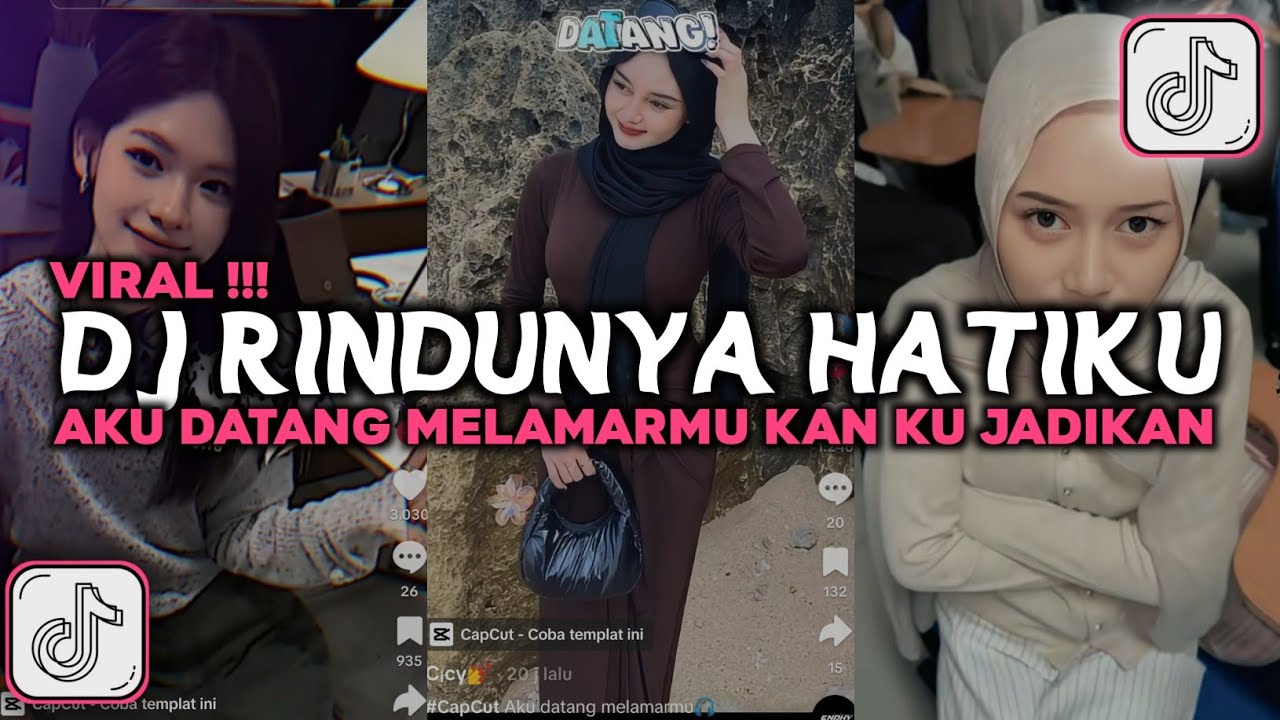 DJ AKU DATANG MELAMARMU KAN KU JADIKAN PERMAISURI | DJ RINDUNYA HATIKU VIRAL TIKTOK 2025