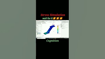 Simulation/Analysis of Weldment Assembly || CAD/CAM Tutorial || Stress Analysis #Shorts || #YTshorts