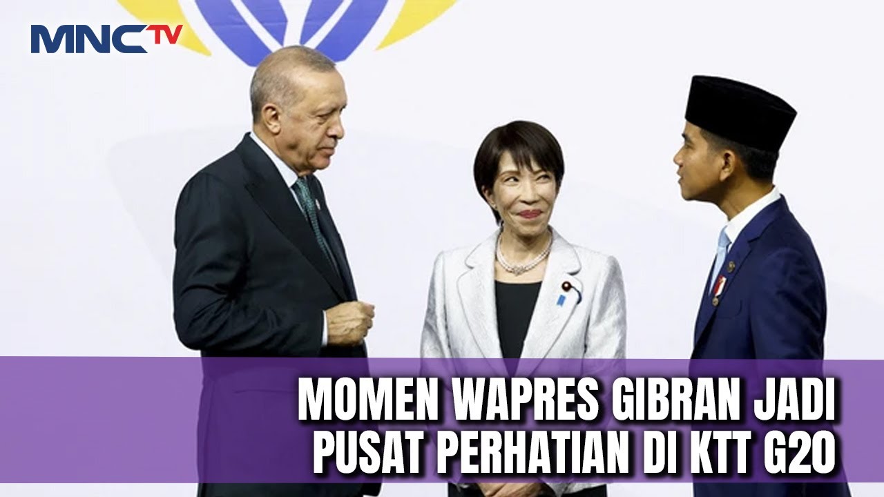 Wapres Gibran Curi Perhatian di KTT G20, Sapa Tokoh Dunia hingga Gandeng Erdogan
