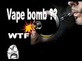 Vape turn to bomb or fireworks