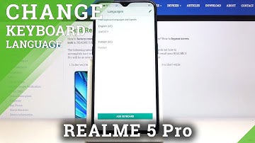How to Update Keyboard Language in REALME 5 Pro – Keyboard Adjustment