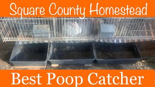 How to build a poop catcher for rabbits