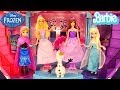 Gambar cover Barbieal Light Up Castle Disney Frozen Elsa and Princess Anna Barbie Girl Doll Popstar Playset