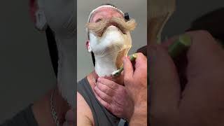Great Saturday ASMR shave. #bobandelliothismustache
