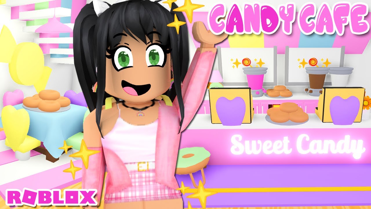 I Opened A Candy Cafe Adopt Me Roblox Store Shop Build Tour Youtube - opening a donut shop roblox adopt me donut shop youtube