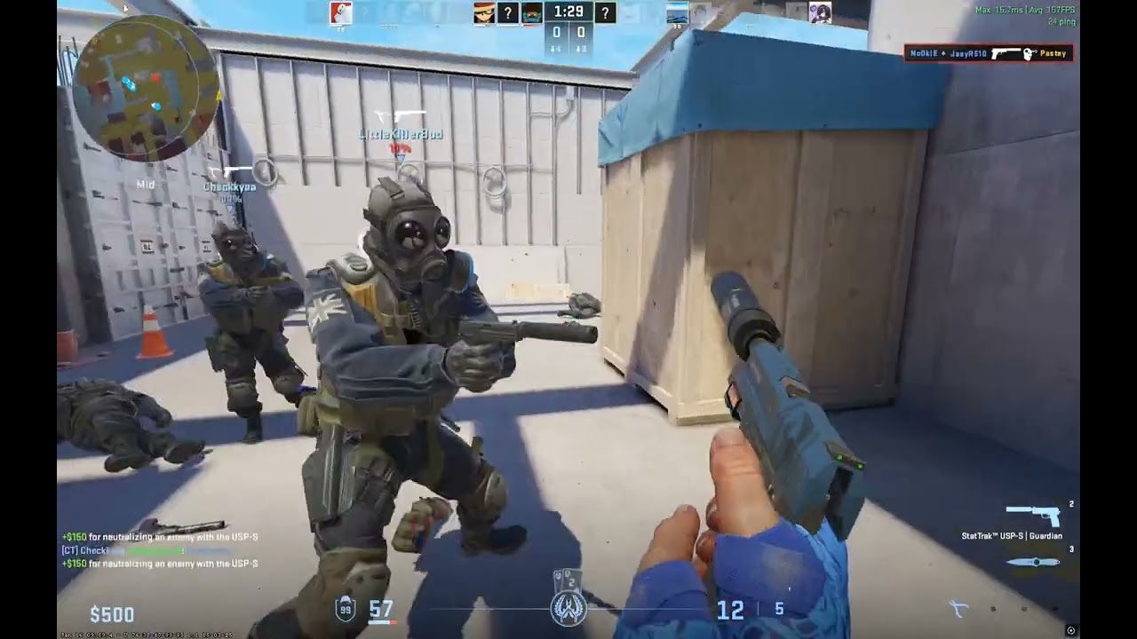 CS2 - Pistol 4K on Vertigo