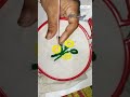 easy hand embroidery design #handbroidery #handbroidery #diy #viral #craft #art #diynstitch #shorts