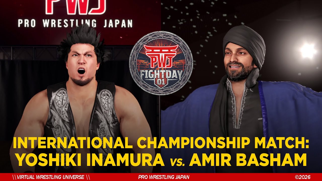 PWJ | FIGHTDAY 01, International Championship Match: YOSHIKI INAMURA vs AMIR BASHAM
