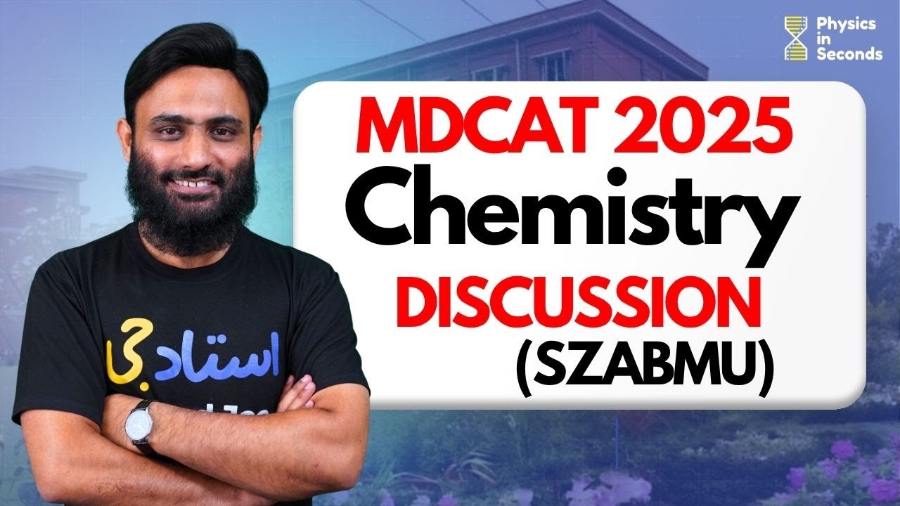 SZABMU MDCAT 2025 - Chemistry Discussion 