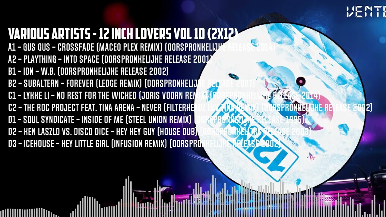 VARIOUS ARTISTS - 12 INCH LOVERS VOL 10 (2X12) [BLACK] (5411141 