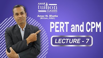 #7 PERT and CPM FY BCom Sem 2 Statistics | PERT and CPM Guj Uni | PERT and CPM Kutch University |